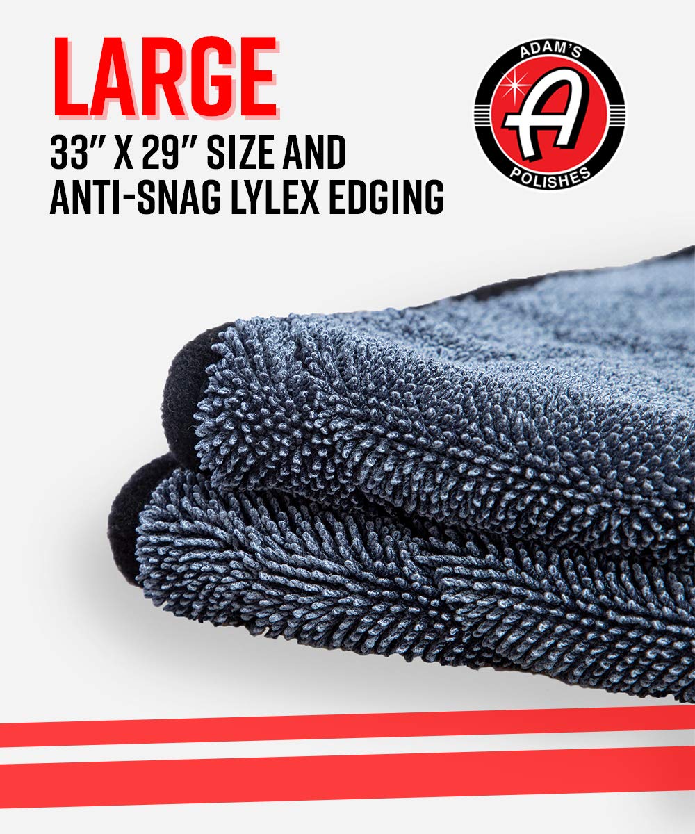 Extended long loop fibers boost drying speed on a car panel.
