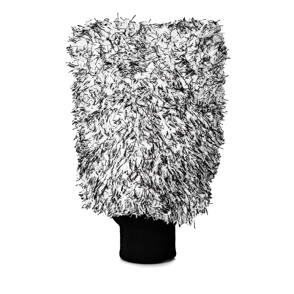 Adam's Polishes microfiber wash mitt with plush fibers glides smoothly for swirl-free cleaning.