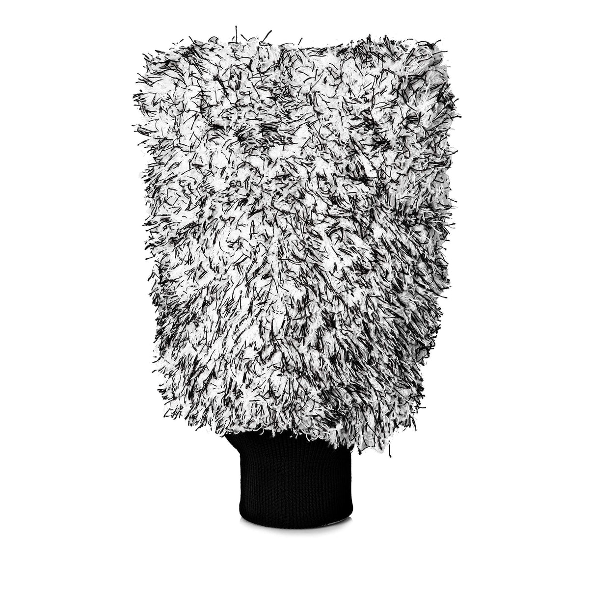 Adam's Polishes microfiber wash mitt with plush fibers glides smoothly for swirl-free cleaning.