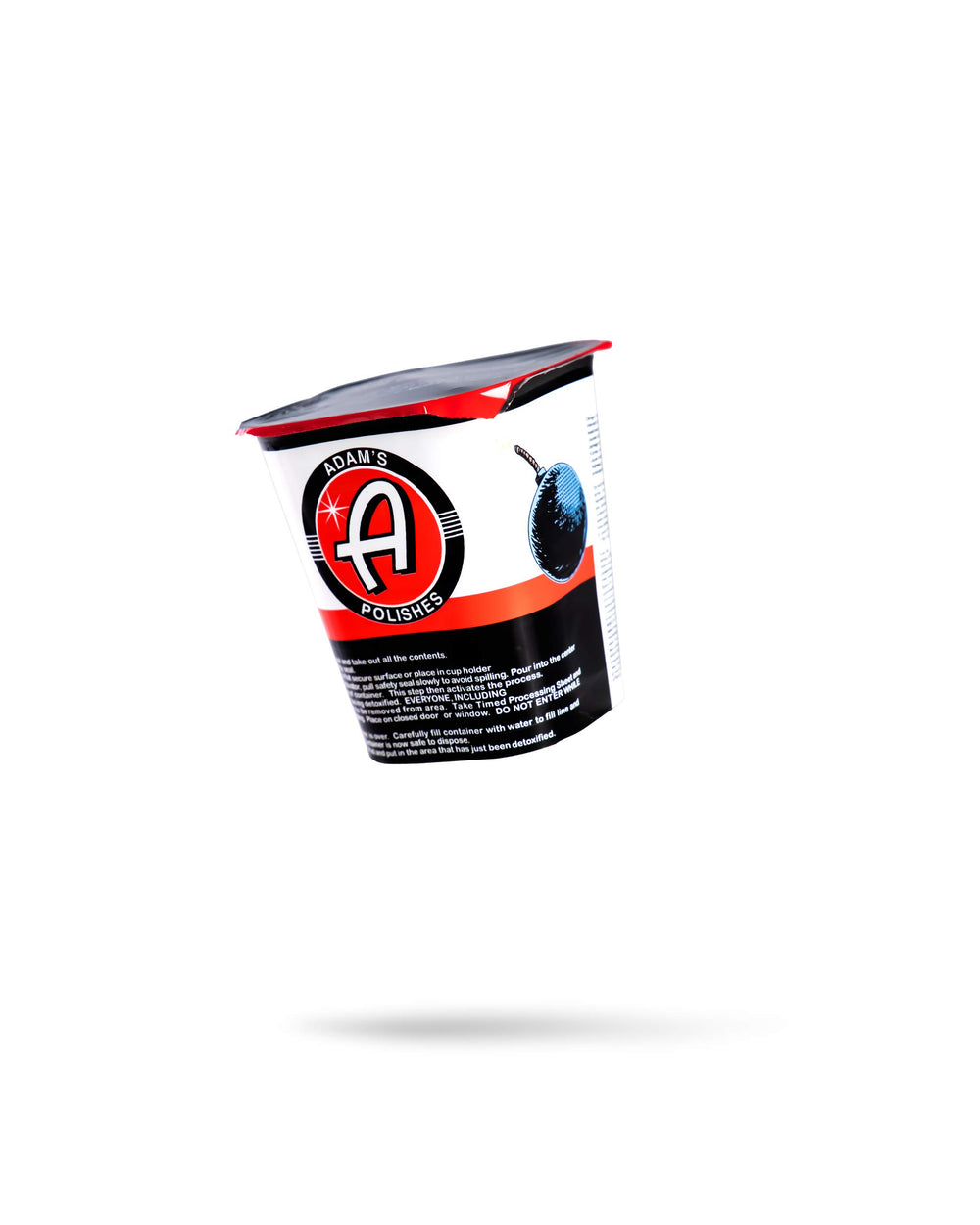 Adam’s Polishes Odor Bomb bottle front, showcasing eco-friendly odor neutralizer for cars