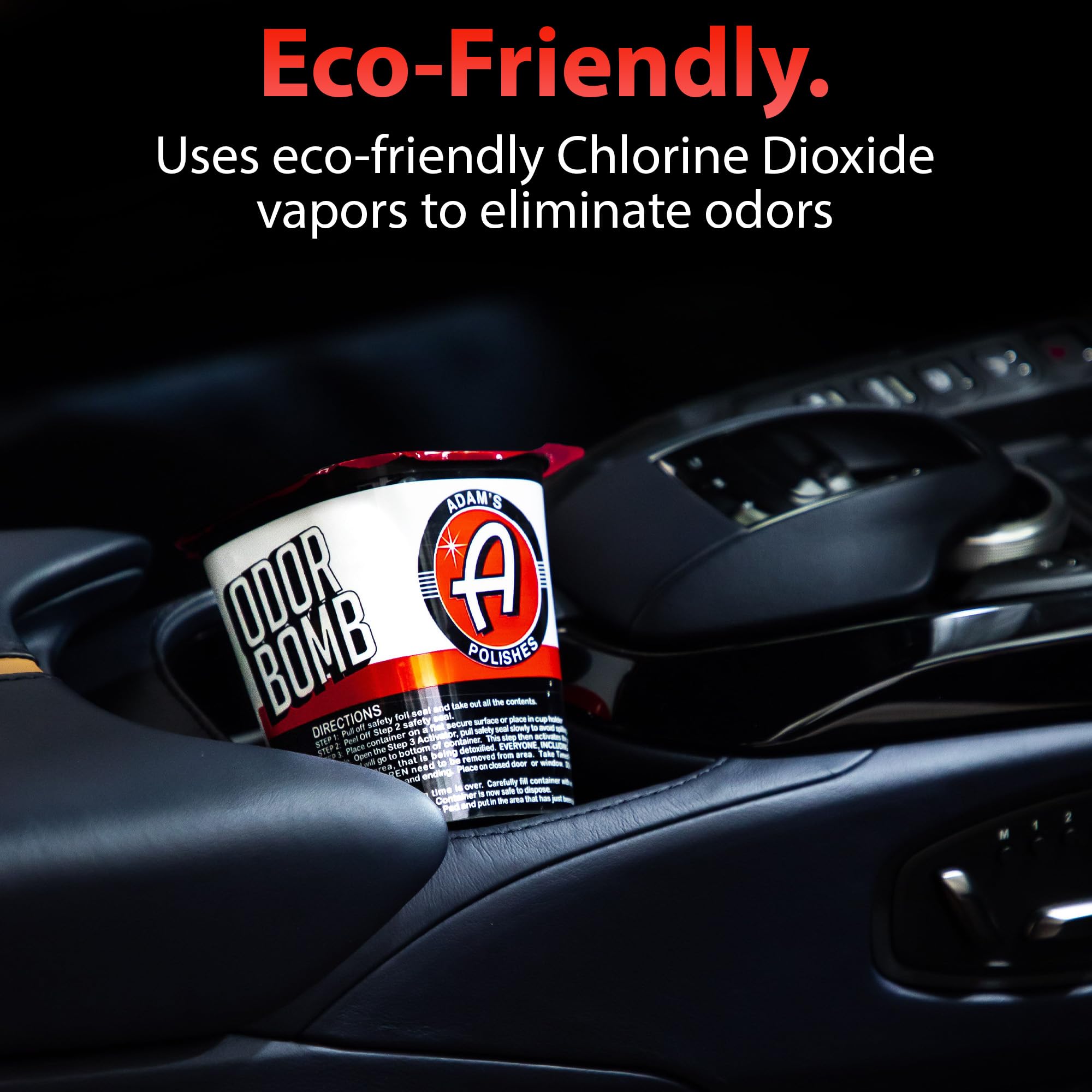 Odor Bomb packaging displaying eco-friendly and biodegradable components