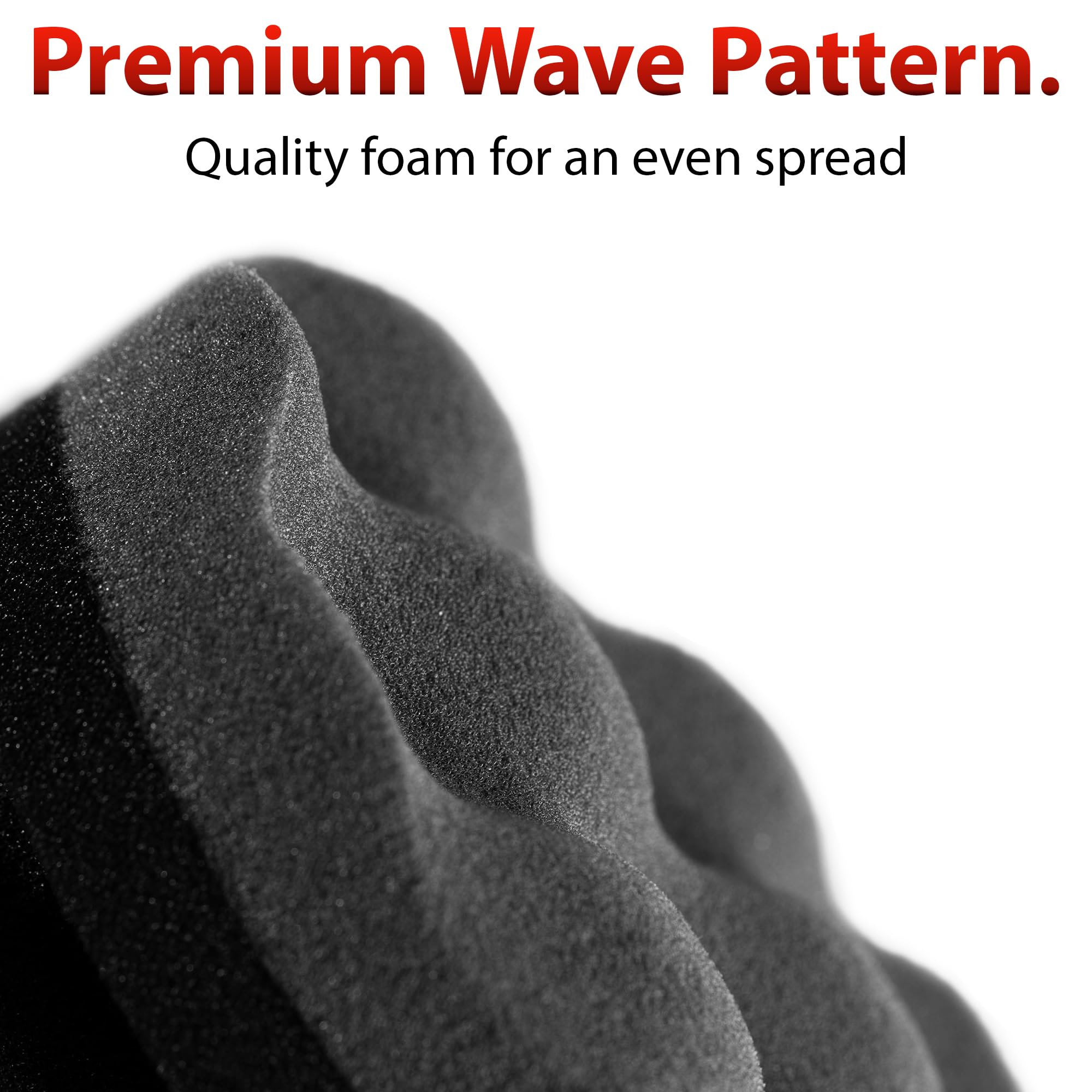 Adam's Polishes Pro Hex Grip in use for tire dressing application, reducing mess