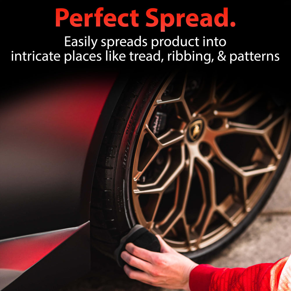 Adam's Polishes Pro Hex Grip foam material for even product spread