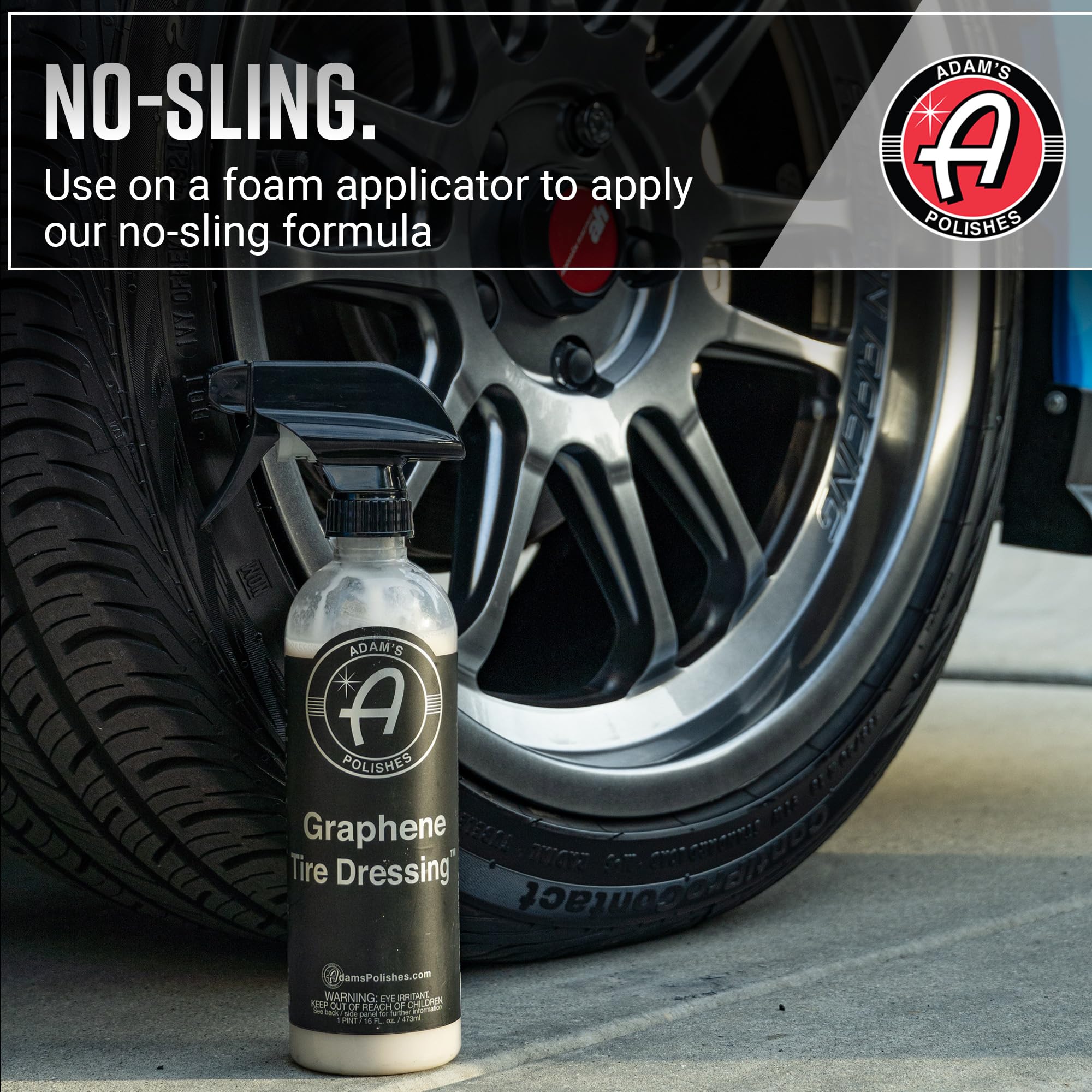 Adam's Pro Tire Hex Grip Applicator used with Graphene Dressing.