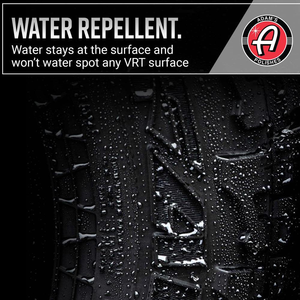 Adam's Polishes VRT forms a flat-drying layer on vinyl and plastic trim.