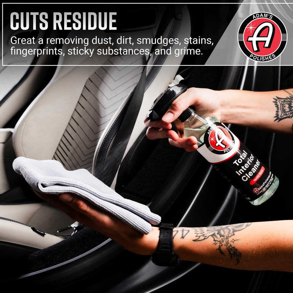 Adam's Polishes anti-static dust repellency reduces interior dust.