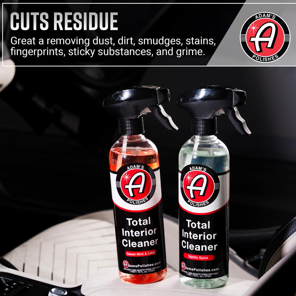Adam's Polishes Total Interior vinyl and plastic cleaning without sheen