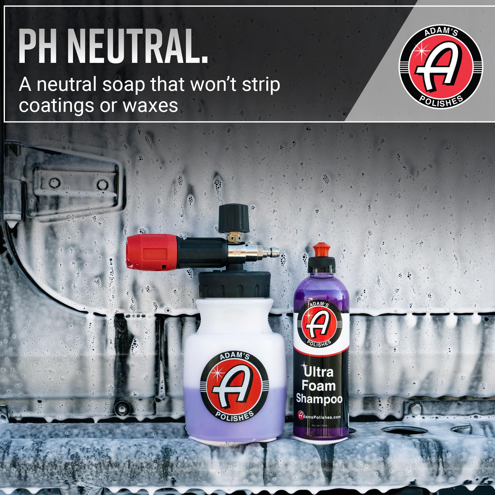 Adam's Polishes Ultra Foam Shampoo slick wash lifts dirt without scratching paint