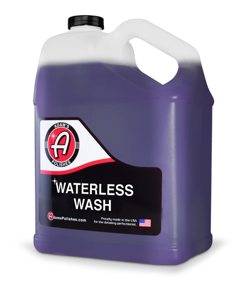 Adam's Polishes Waterless Wash bottle pour shows mess-free, quick detailing on the go
