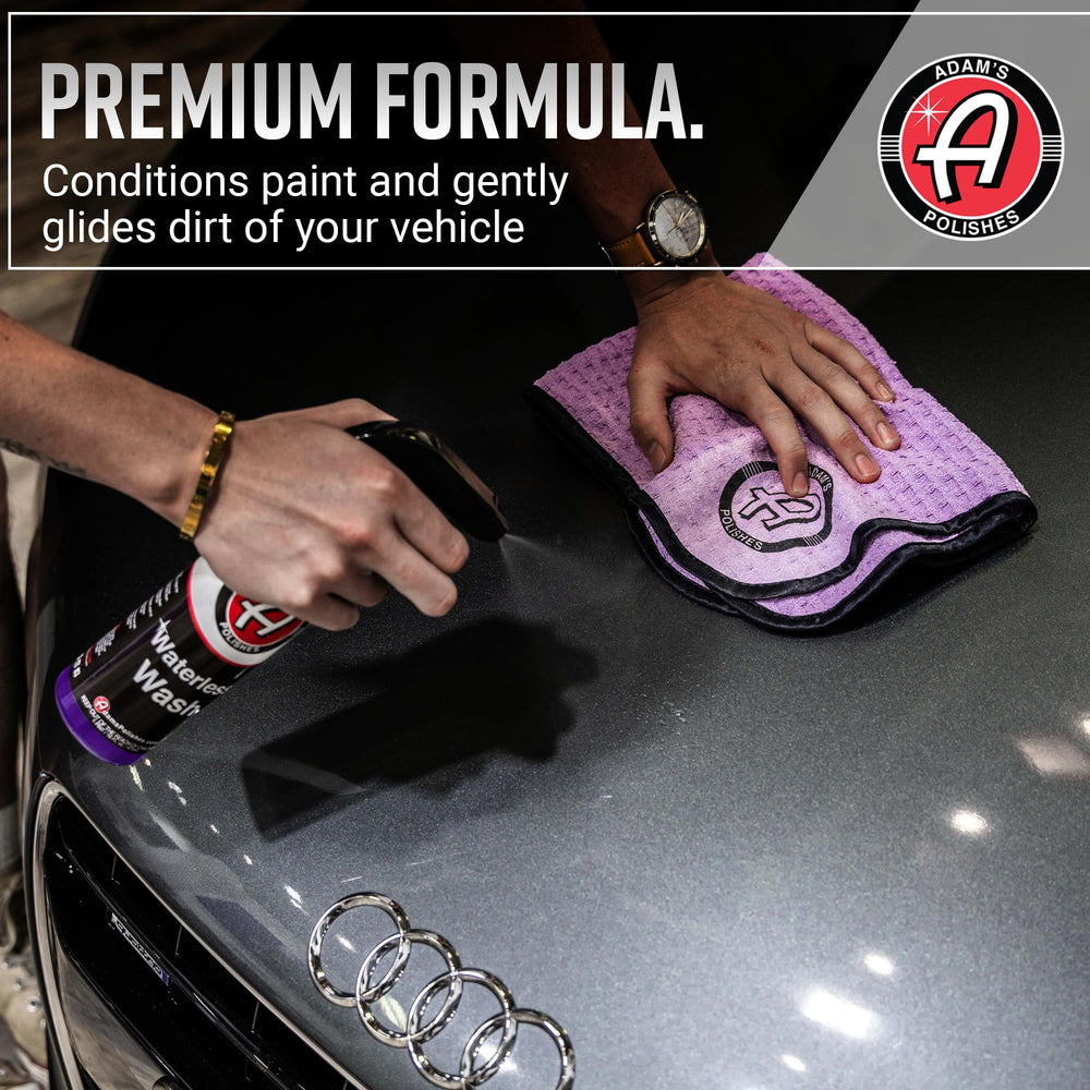 Adam's Polishes Waterless Wash Kit on-car surface with natural shine