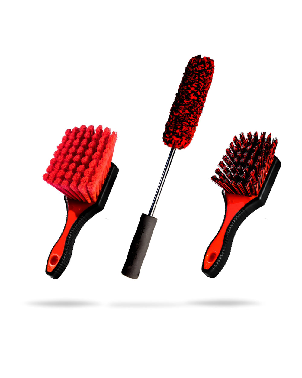 Adam's Polishes wheel brush cleans tough brake dust with controlled scrubbing.