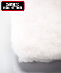 Adam's Polishes wool pad close-up with ultra-soft fibers.