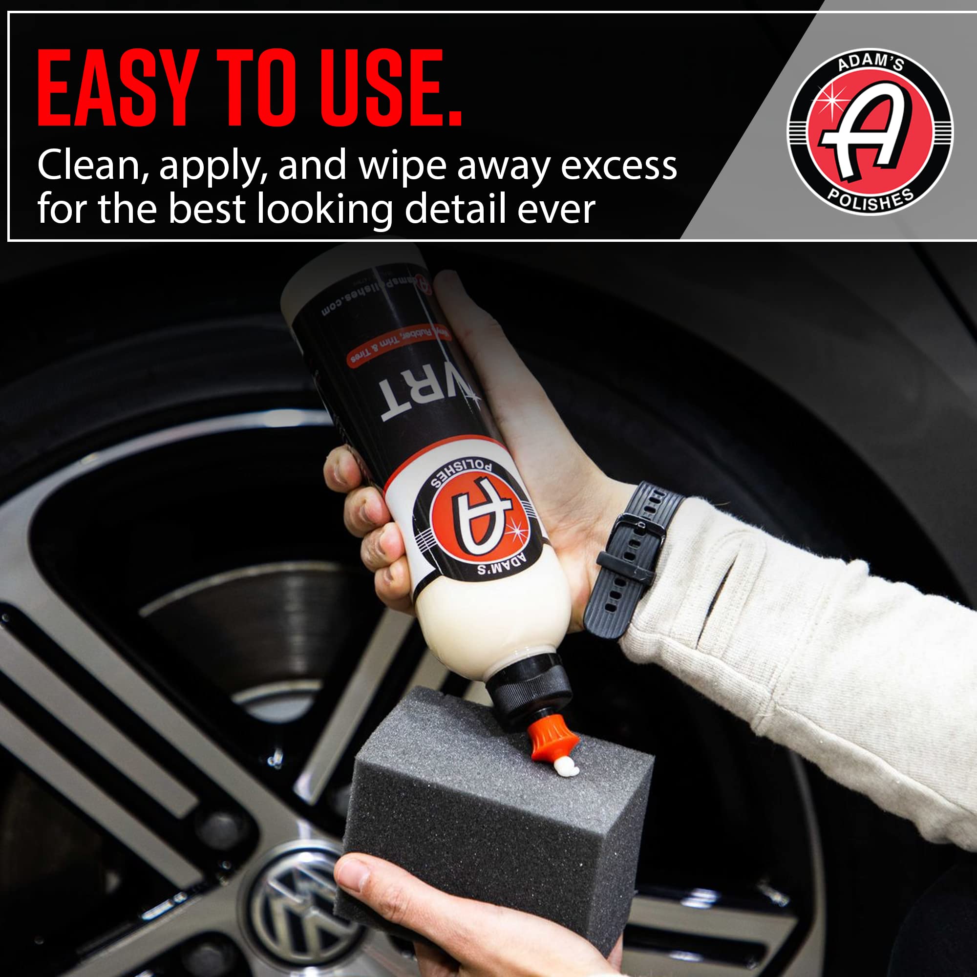 Adam's Silica Infused VRT prevents sling on painted surfaces during drive