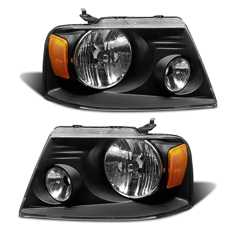 ADCARLIGHTS left headlight for 2004-2008 F-150 with clear lens and improved fit.