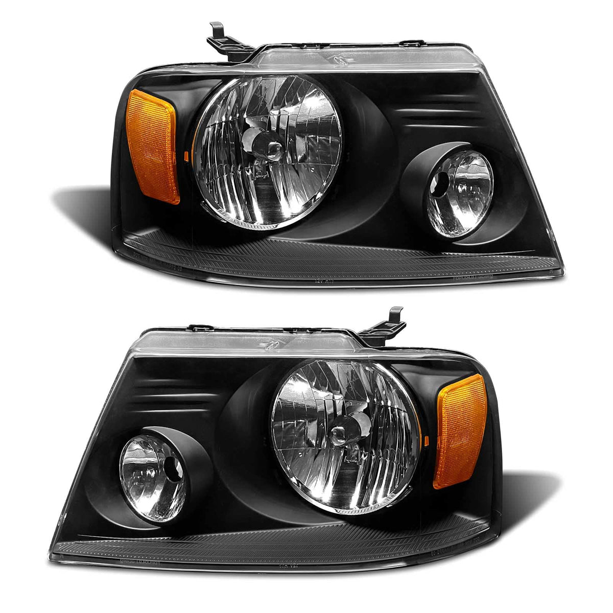 ADCARLIGHTS left headlight for 2004-2008 F-150 with clear lens and improved fit.