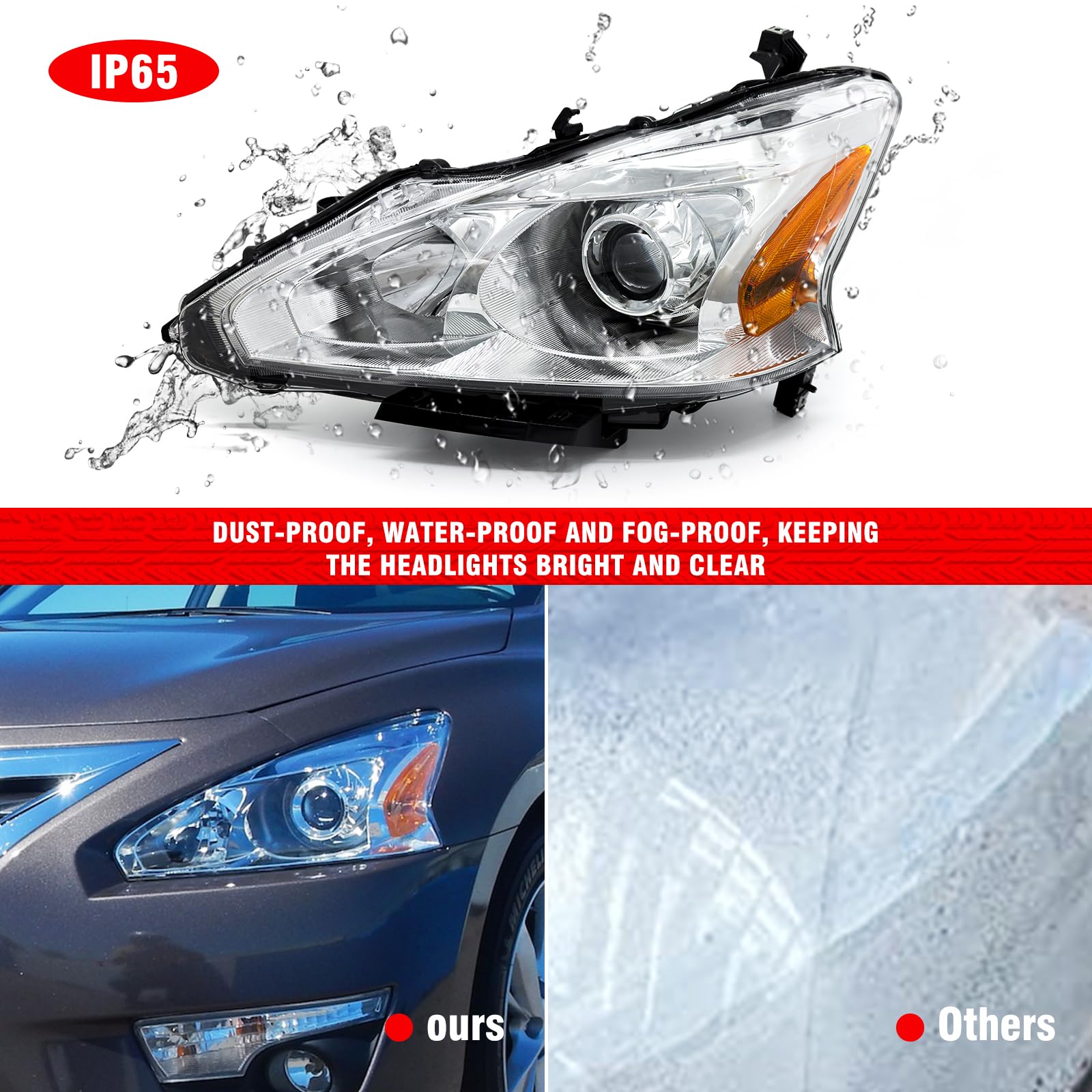 ADCARLIGHTS Altima plug-n-play installation for quick replacement