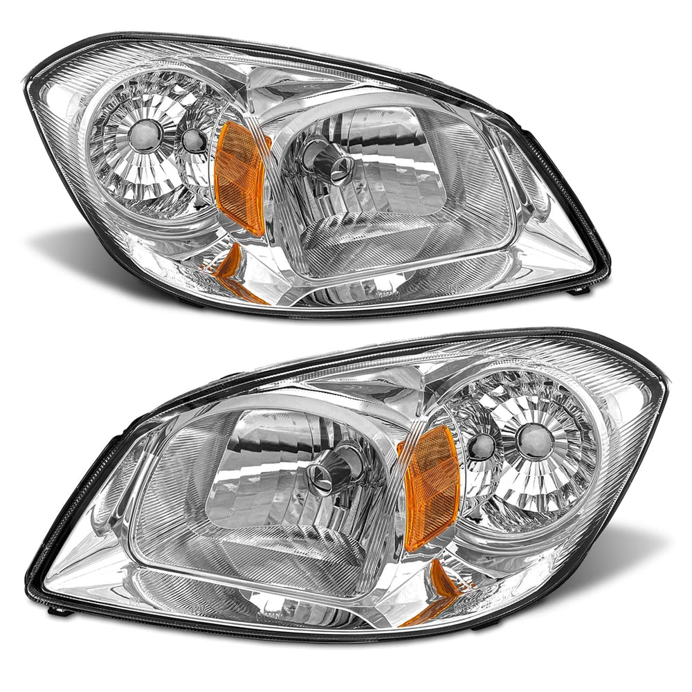 ADCARLIGHTS Chevy Cobalt headlight assembly with clear lens for improved visibility.