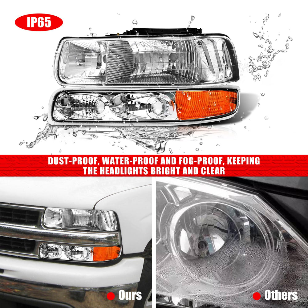 ADCARLIGHTS Silverado lens-detail shows UV-coated PC lens for durability.