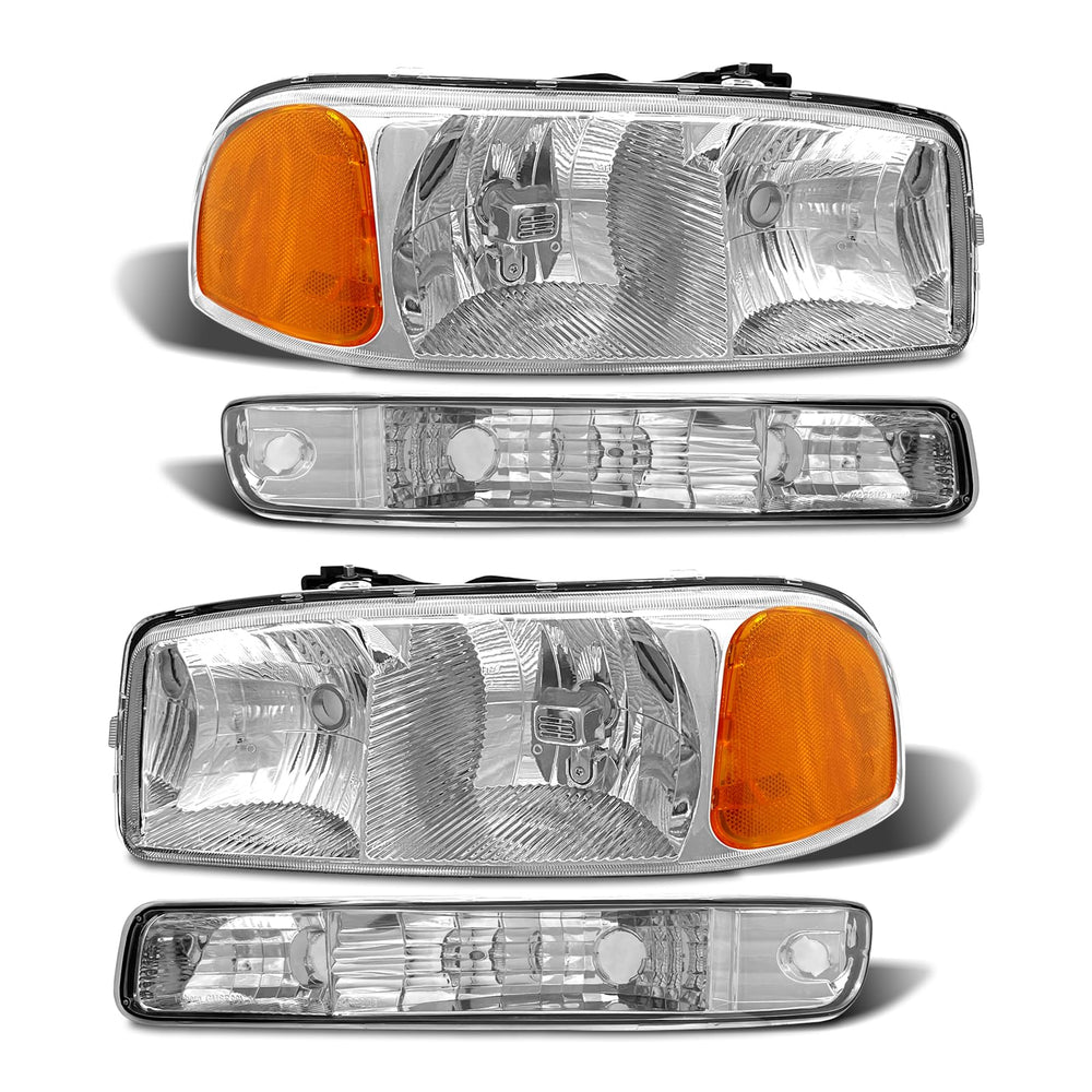 ADCARLIGHTS headlight assembly left side for GMC Sierra improving night visibility