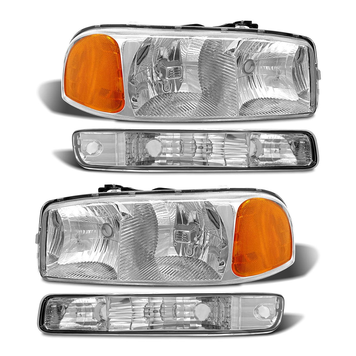 ADCARLIGHTS headlight assembly left side for GMC Sierra improving night visibility