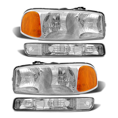 ADCARLIGHTS headlight assembly left side for GMC Sierra improving night visibility
