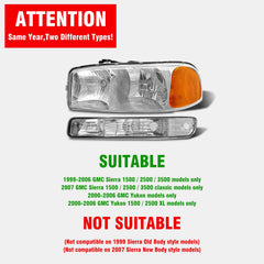 ADCARLIGHTS headlight assembly right side for GMC Sierra enhancing illumination