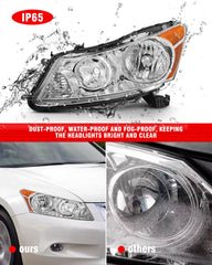 ADCARLIGHTS chrome housing close-up highlights durable, precise OE-style finish.