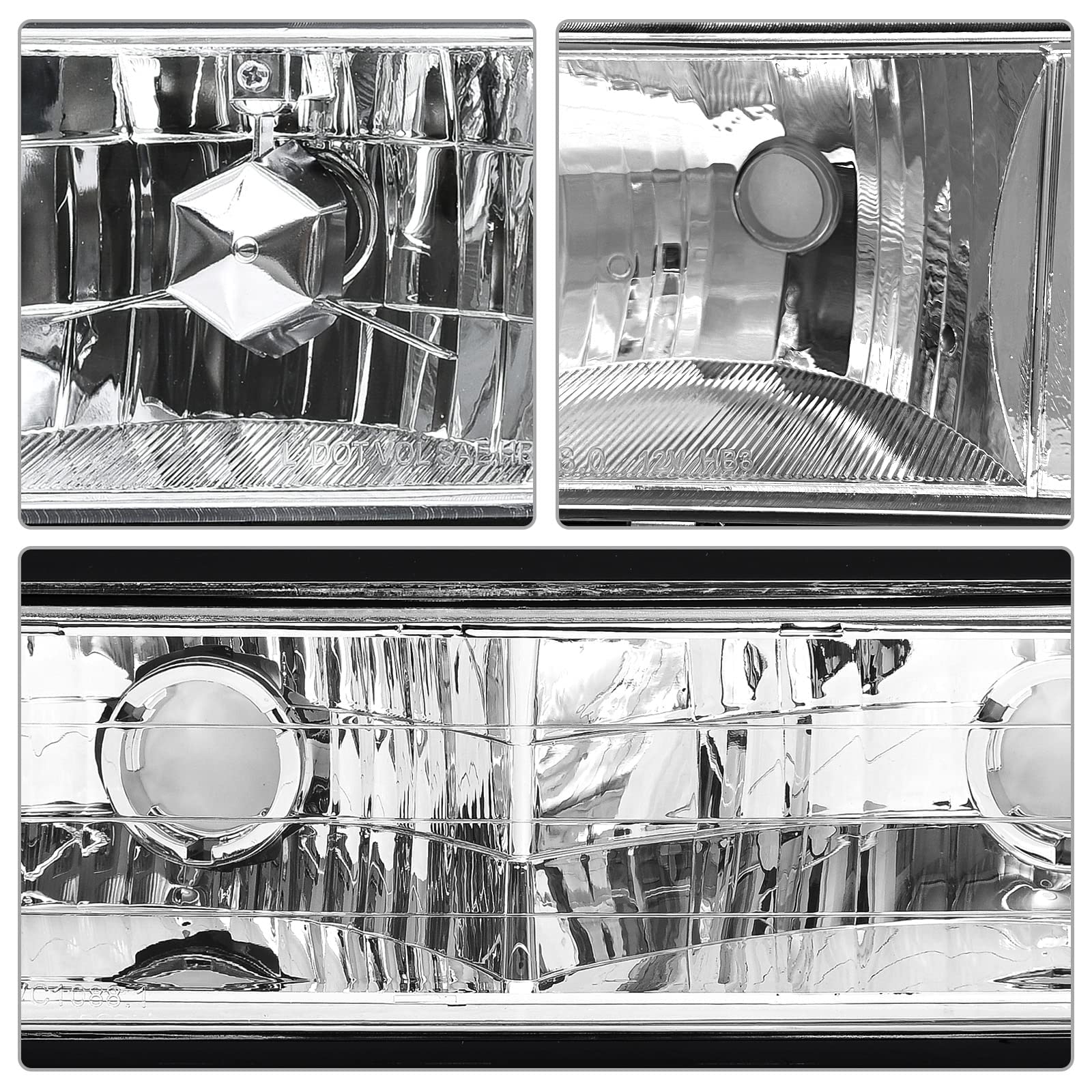 ADCARLIGHTS direct replacement without bulbs for flexible upgrades.
