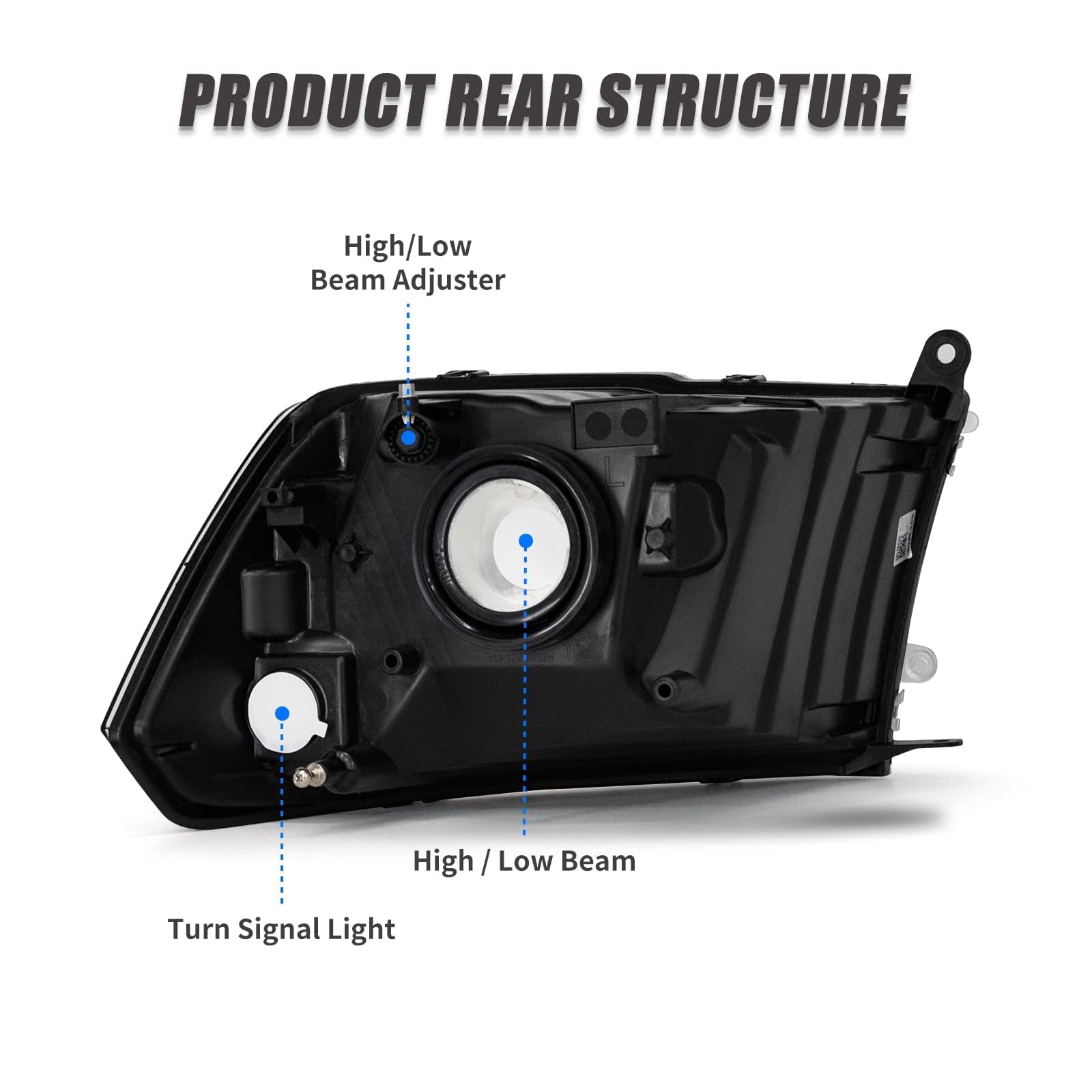 ADCARLIGHTS IP65 waterproof seal and heavy-duty housing for all-weather use
