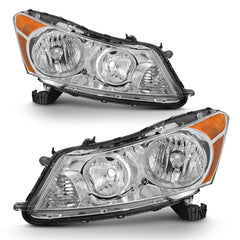 ADCARLIGHTS left headlight with clear lens for Honda Accord 2008-2012 enhances nighttime visibility.