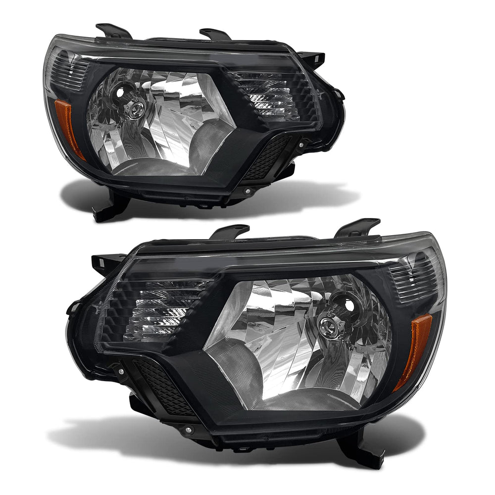 ADCARLIGHTS left headlight assembly for Tacoma with amber reflector enhances nighttime visibility
