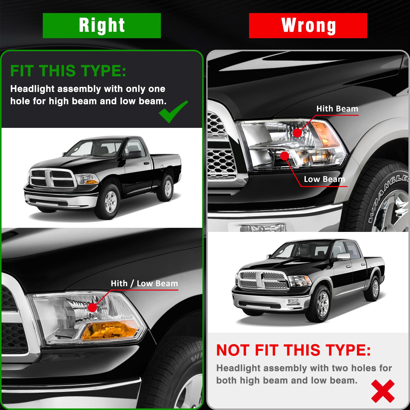 ADCARLIGHTS headlight lens high transmittance with UV coating for crisp visibility
