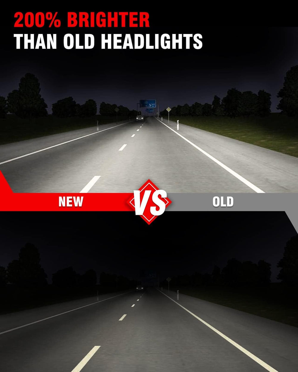 ADCARLIGHTS headlight assembly packaging shows OEM-style fit for replacement