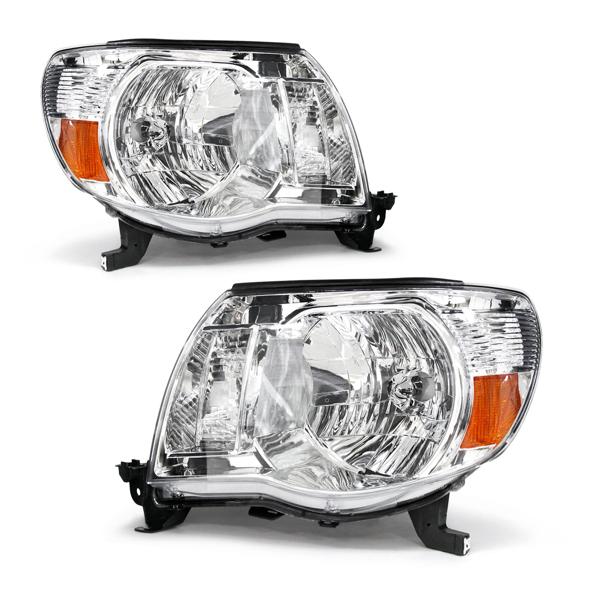 ADCARLIGHTS headlights with chrome housing for Toyota Tacoma enhance exterior style and presence