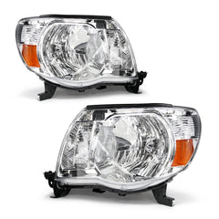 ADCARLIGHTS headlights with chrome housing for Toyota Tacoma enhance exterior style and presence