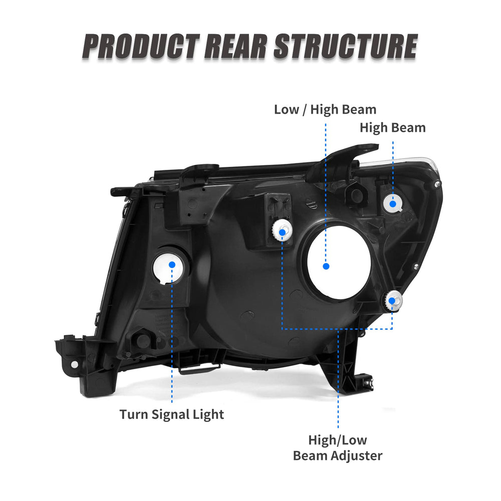 IP65 waterproof seal protects against rain and road spray