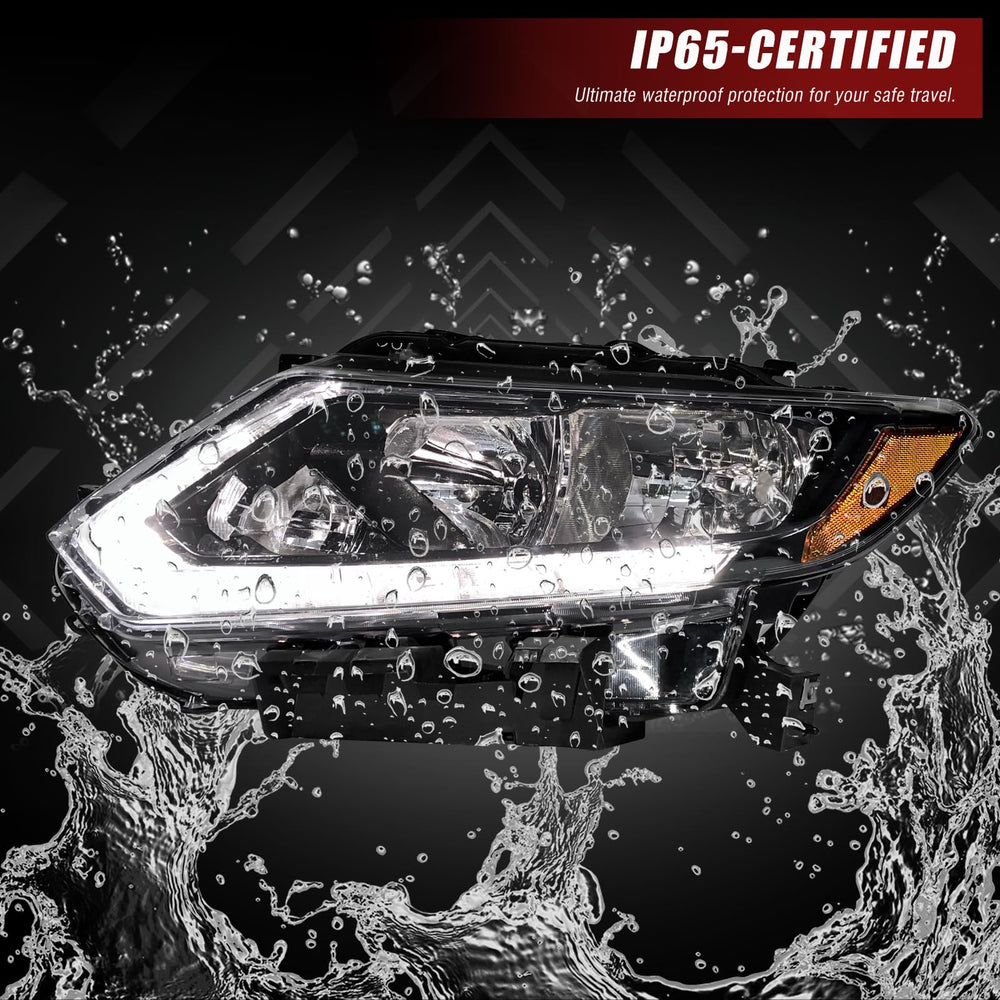ADCARLIGHTS Nissan Rogue IP65 waterproof seal for safe rain driving