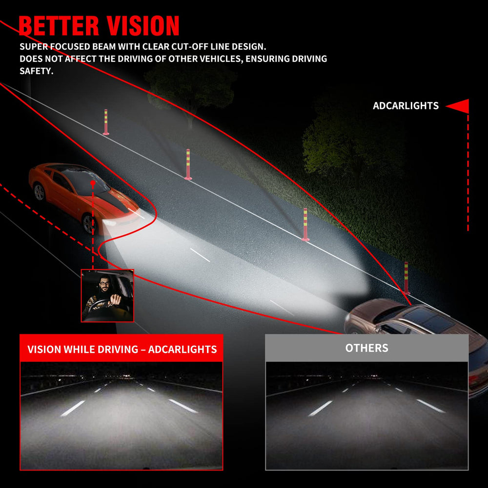ADCARLIGHTS OE-fitment Camry 2010-2011 chrome housing for precise replacement.