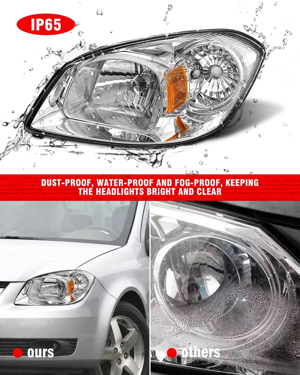 ADCARLIGHTS Plug-and-play headlight installation for quick setup.