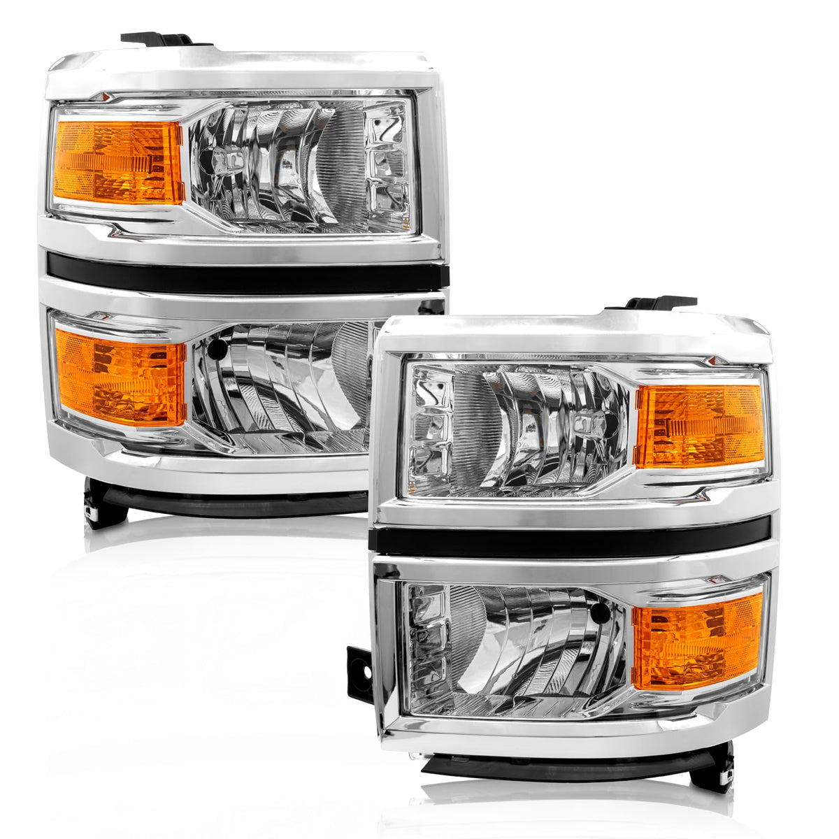 Adcarlights Silverado left headlight assembly offers OE style fit and enhanced nighttime clarity.