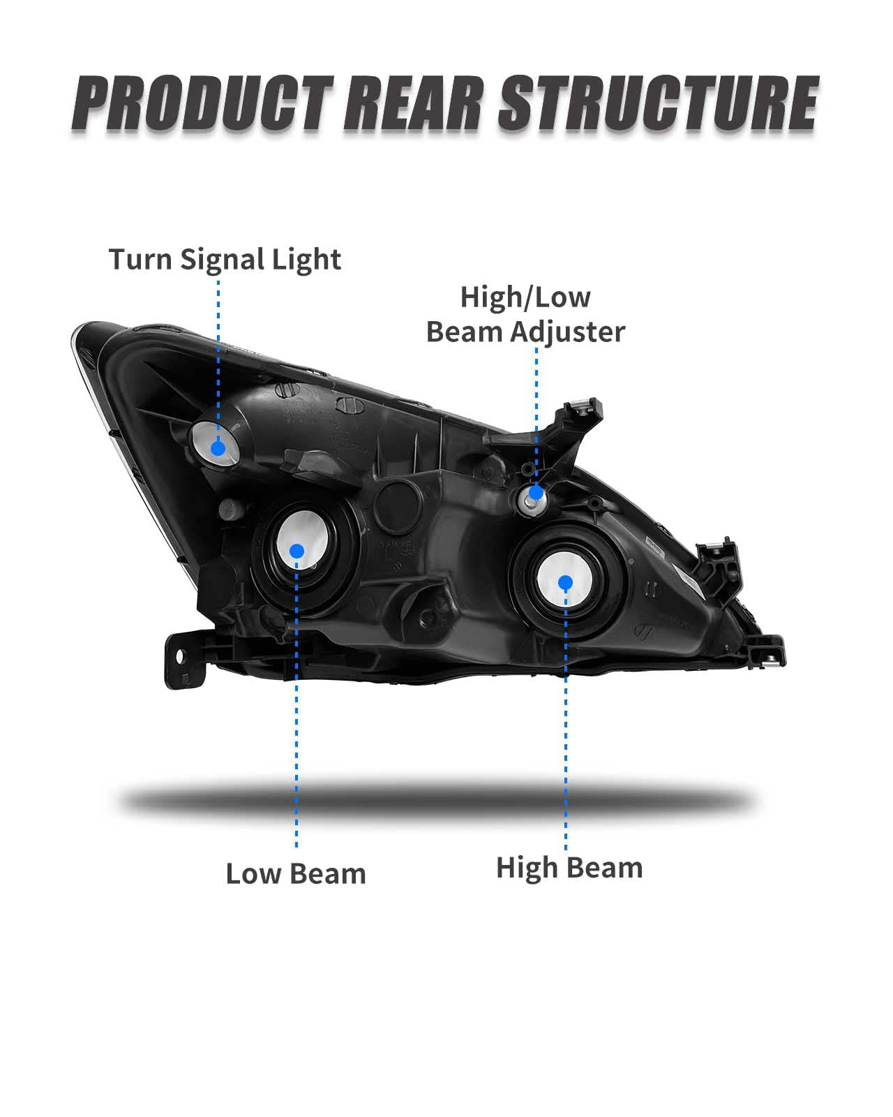 ADCARLIGHTS uv coated pc lens detail improves clarity
