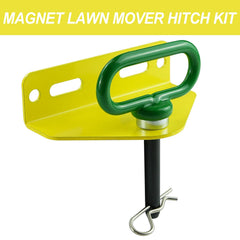 Adorish magnetic hitch pin showing magnet and cotter pins.