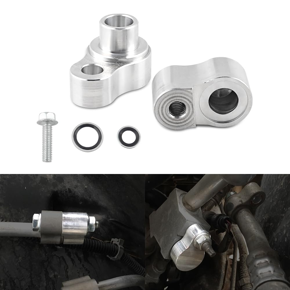 ADTOPI rear AC block-off kit plates closeup show durable aluminum construction.