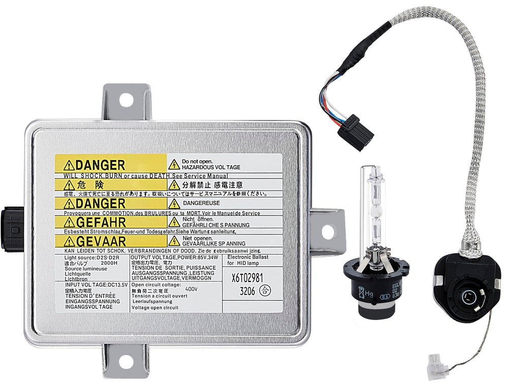 ADP Xenon HID ballast assembly front view for enhanced headlight performance