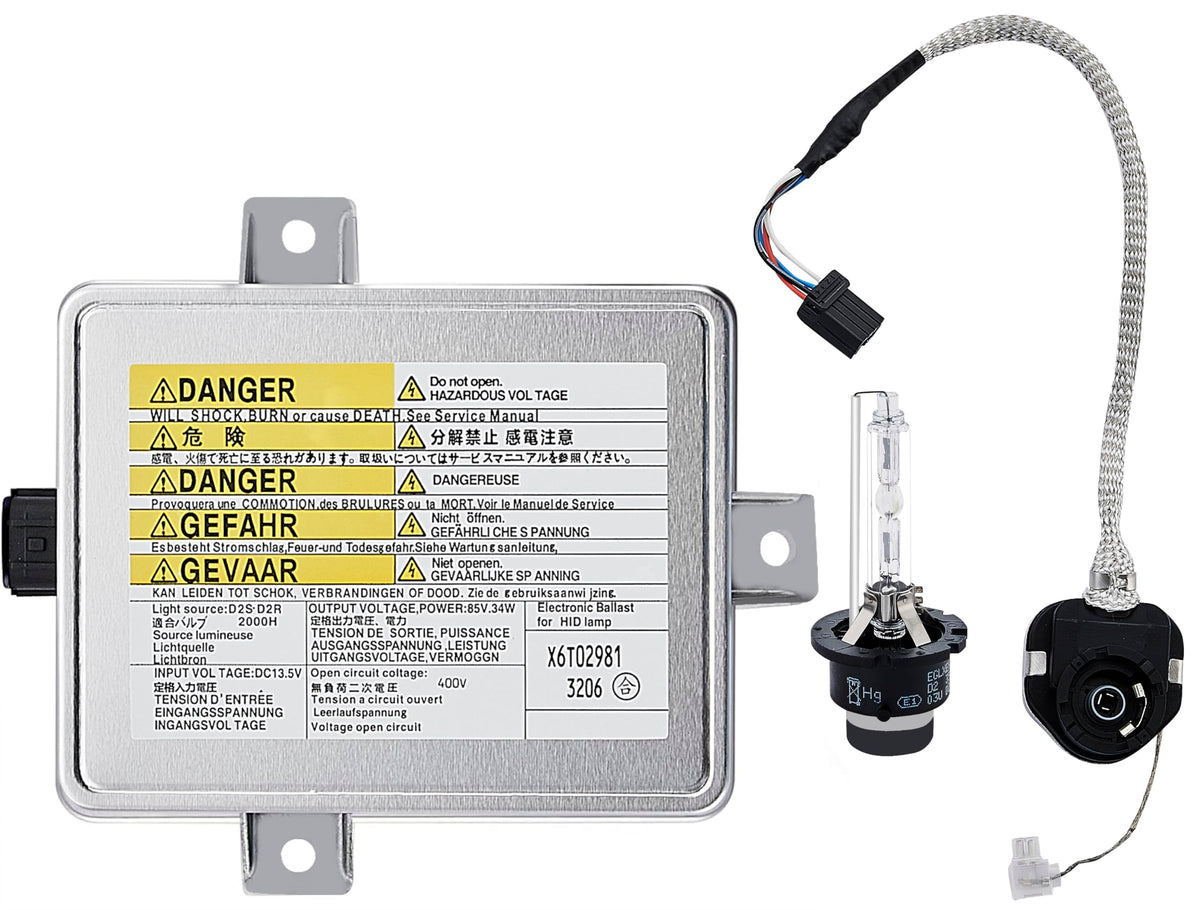ADP Xenon HID ballast assembly front view for enhanced headlight performance