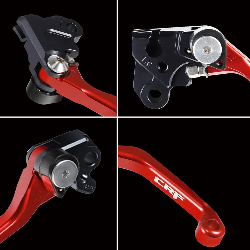 Adsspro folding lever pivot detail ready for trail use.