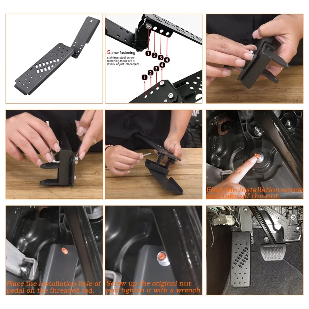 ADTOPI heavy-duty steel body resists rust and wear for long-lasting support.