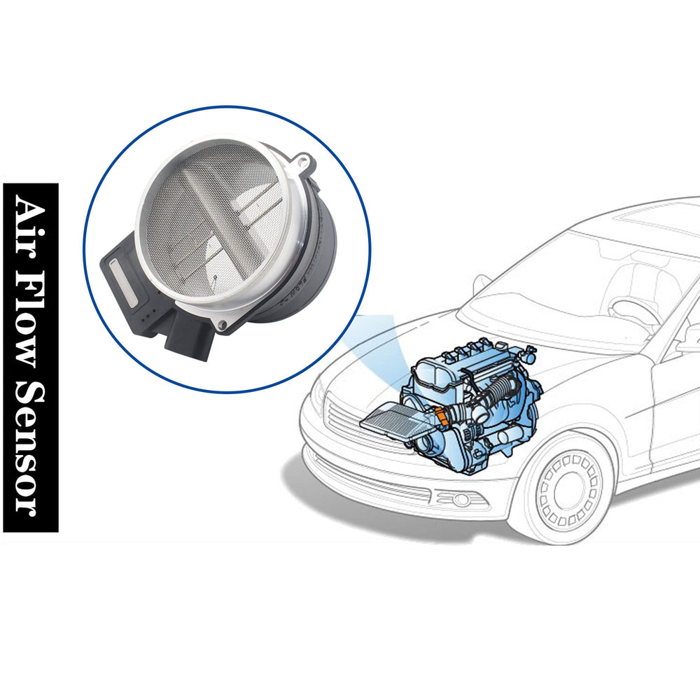 AdvanEX MAF sensor installed in a GM SUV, demonstrating intake management