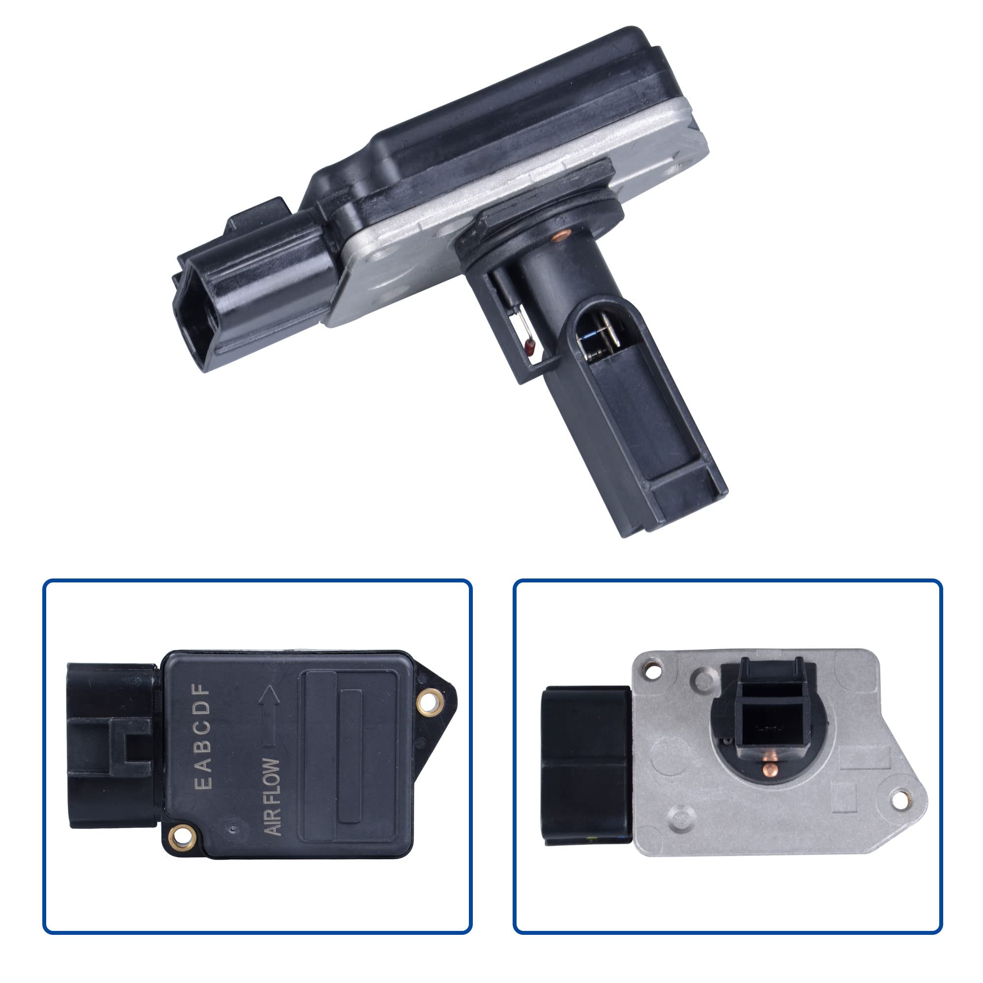 AdvanEX MAF sensor interchange codes visible for quick reference during replacement