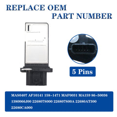 AdvanEX MAF 22680-7S000 installed in engine compartment for reliable air flow sensing
